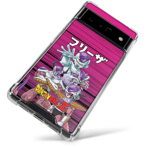 Dragon Ball Z Frieza Evolution Google Pixel 6 Clear Case